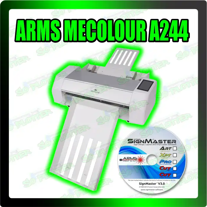 Arquivo ARMS Plotter Mecolour A244 para SignMaster